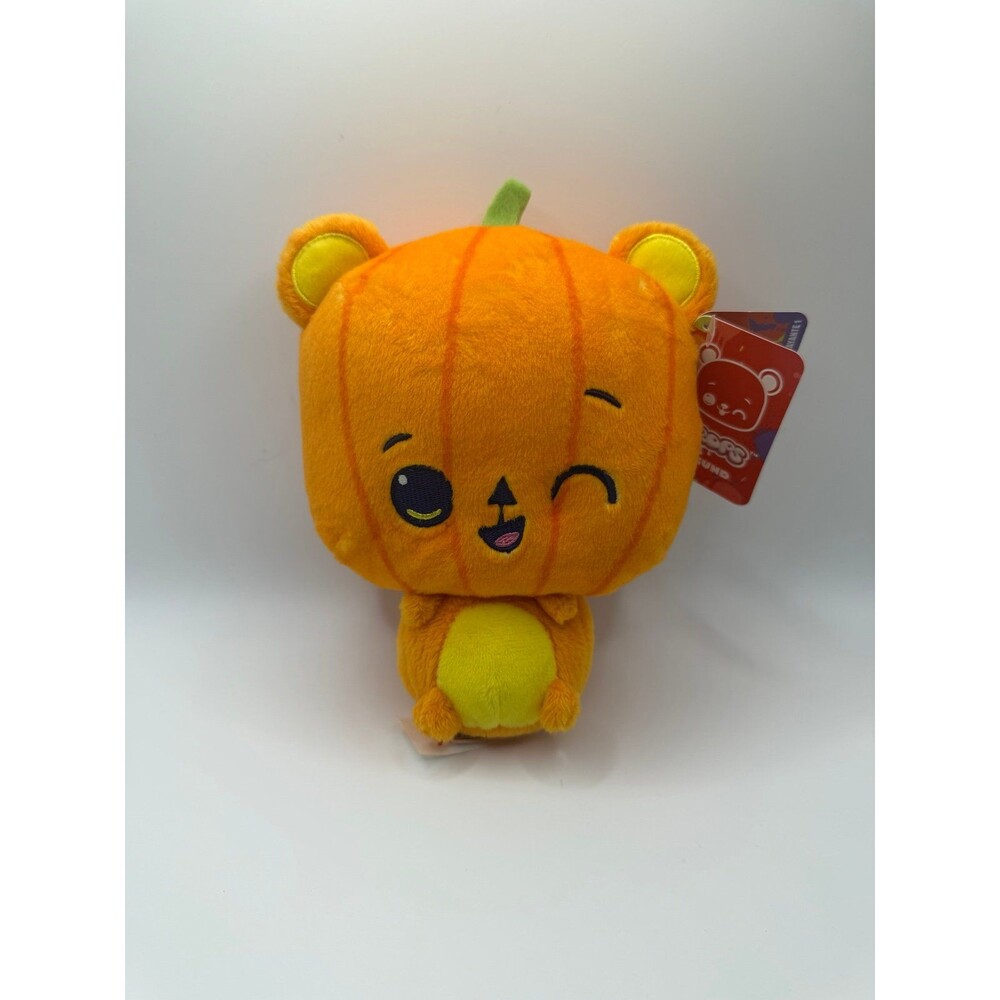 GUND Drops Jack Paws Winky Pumpkin Plush 7” Halloween Decor Cute Orange Toy